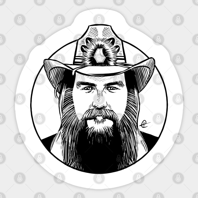 Chris Stapleton Sticker by ayaswae